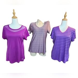 Hues Of Purple Women's Athletic, Vneck, Brand Name Tee's Lot.